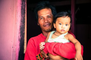 Father with child Philippines